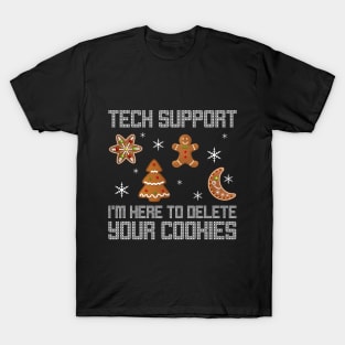 Funny Christmas Tech Support Shirt Computer Progra T-Shirt